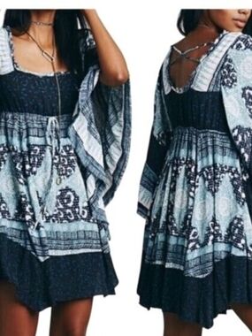 Free People "Heart of Gold" Mini Dress